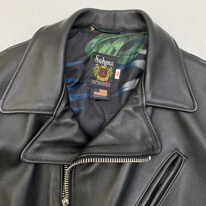schott | ショット 16AW レザー 113STU ブラック サイズ：40【加古川店】