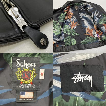 schott | ショット 16AW レザー 113STU ブラック サイズ：40【加古川店】