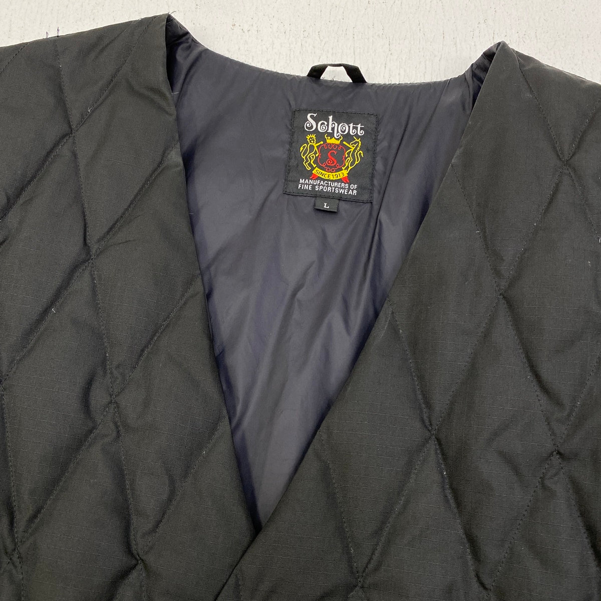 schott | ショット TAION INNER DOWN JKT ダウンジャケット 7824253002 ブラック サイズ：L【加古川店】