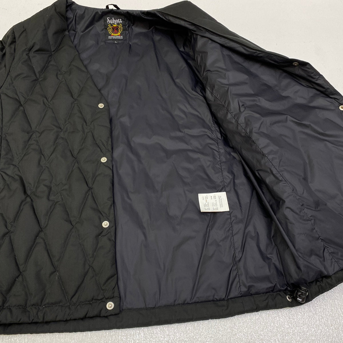 schott | ショット TAION INNER DOWN JKT ダウンジャケット 7824253002 ブラック サイズ：L【加古川店】