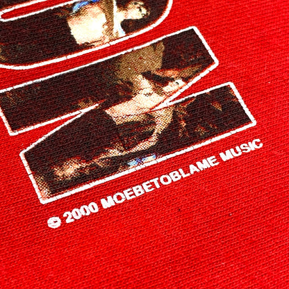 red hot chili peppers:californication 2000ｺﾋﾟｰﾗｲﾄ 半袖Ｔシャツ レッド サイズ：M【加古川店】