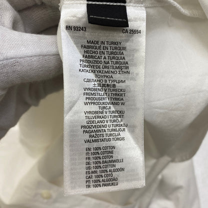 DIESEL | ディーゼル S-LIMO-LOGO 23SS 長袖シャツ A08497 ホワイト サイズ：46【加古川店】