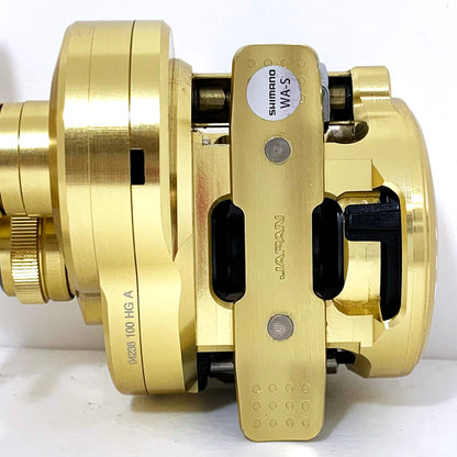 【フィッシング/釣り/釣具/リール】 【ベイトリール/右ハンドル】SHIMANO | シマノ 21カルカッタコンクエスト 100HG　※カスタムハンドル（純正無し）【加古川店】