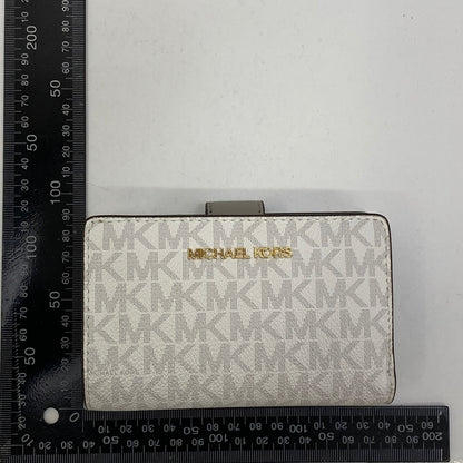 Michael Kors | マイケルコース シグネチャー 二つ折り財布 ホワイト【加古川店】