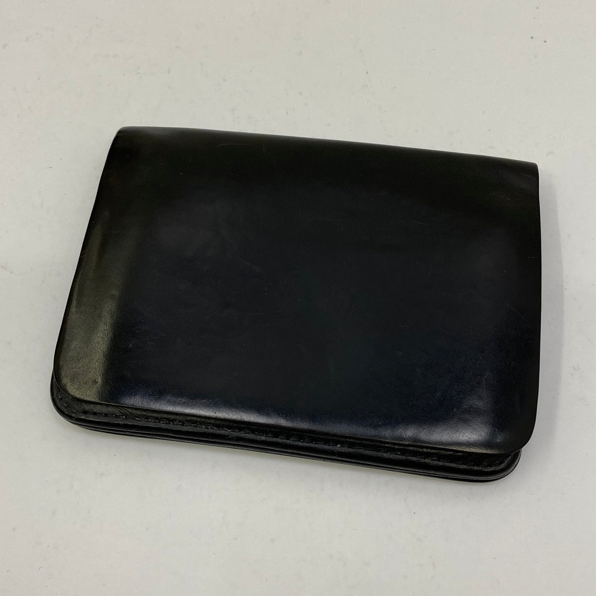 SLOW | スロウ SLOW&CO CORDOVAN MINI WALLET 二つ折り財布 ブラック【加古川店】