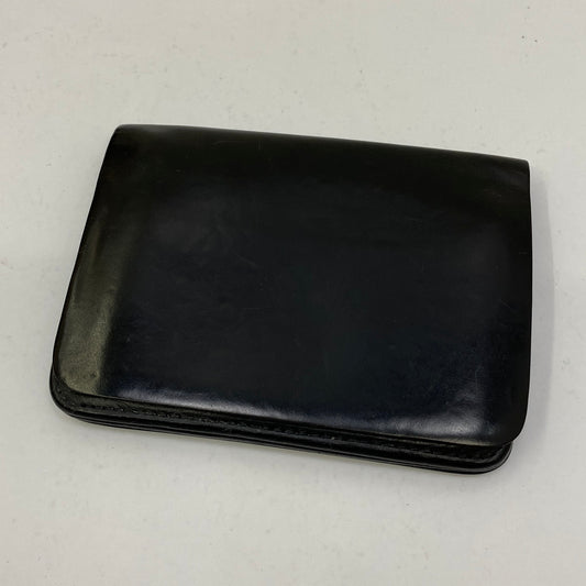 SLOW | スロウ SLOW&CO CORDOVAN MINI WALLET 二つ折り財布 ブラック【加古川店】