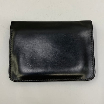 SLOW | スロウ SLOW&CO CORDOVAN MINI WALLET 二つ折り財布 ブラック【加古川店】