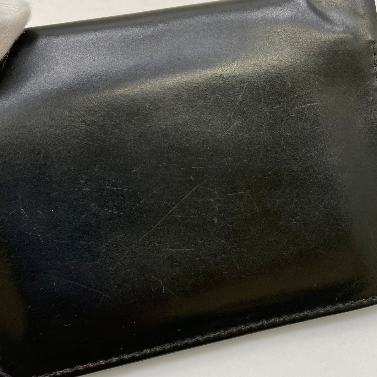 SLOW | スロウ SLOW&CO CORDOVAN MINI WALLET 二つ折り財布 ブラック【加古川店】