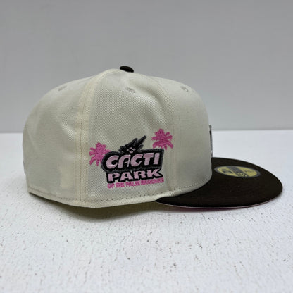NEW ERA | ニューエラ 7 5/8 (60.6cm) cacti park xCACTI (ﾄﾗｳﾞｨｽｽｺｯﾄ) ﾋｭｰｽﾄﾝｱｽﾄﾛｽﾞ キャップ 59FIFTY ホワイト【加古川店】