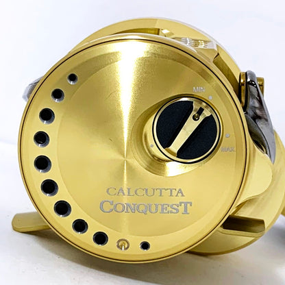 【フィッシング/釣り/釣具/リール】 【ベイトリール/左ハンドル】SHIMANO | シマノ 21カルカッタコンクエスト 201HG【加古川店】