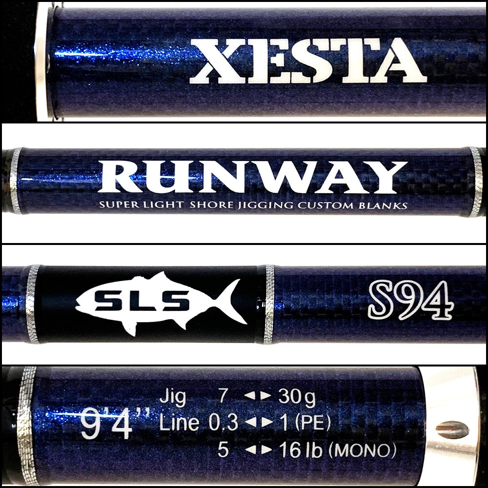 【釣り/つり/釣具/ロッド】XESTA | ゼスタ XESTA RUNWAY　ランウェイSLS S94　スーパーロングシューター【加古川店】