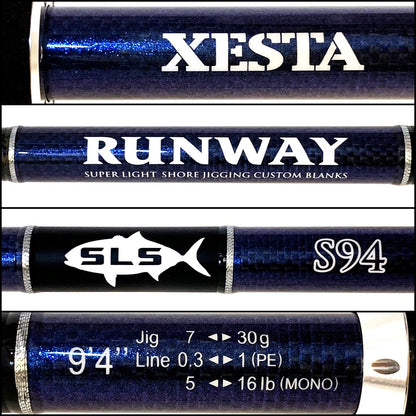 【釣り/つり/釣具/ロッド】XESTA | ゼスタ XESTA RUNWAY　ランウェイSLS S94　スーパーロングシューター【加古川店】