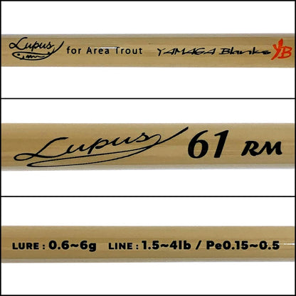 【釣り/つり/釣具/ロッド】YAMAGA Blanks | ヤマガブランクス ルーパス・フォーエリアトラウト 61RM【加古川店】
