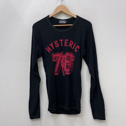 HYSTERIC GLAMOUR | ヒステリックグラマー NUMBER 76 長袖Ｔシャツ 02253CL16 ブラック サイズ：M【加古川店】