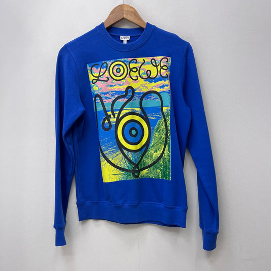 LOEWE | ロエベ Eye Sweatshirt スウェット H6199530PC ブルー サイズ：XS【加古川店】