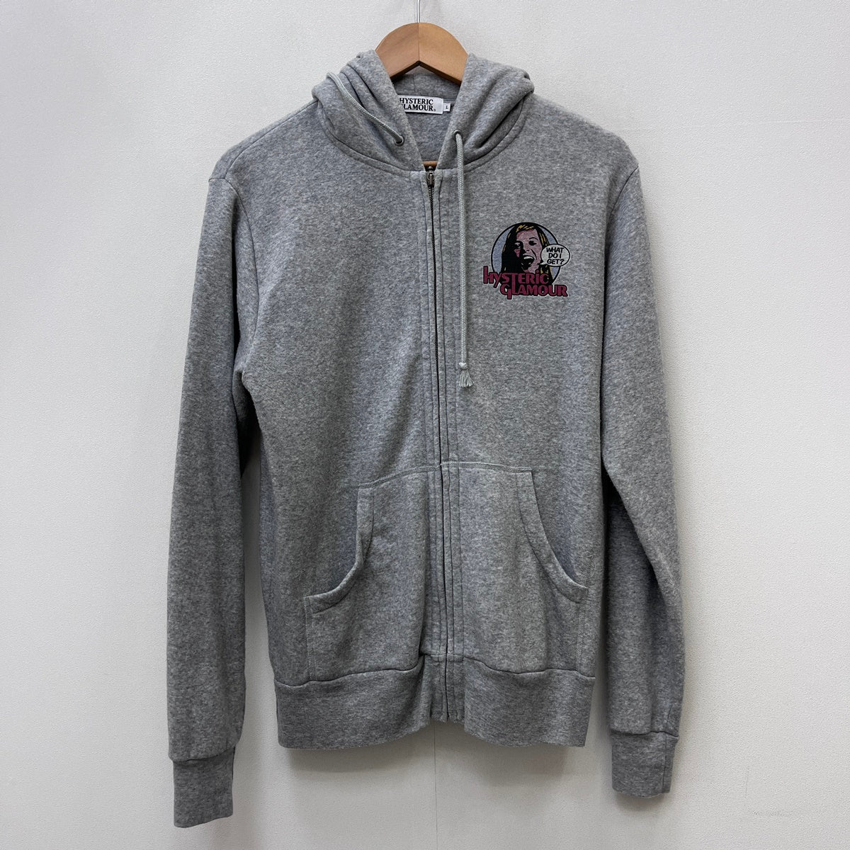 HYSTERIC GLAMOUR | ヒステリックグラマー パーカー 0213CF05 グレー サイズ：L【加古川店】