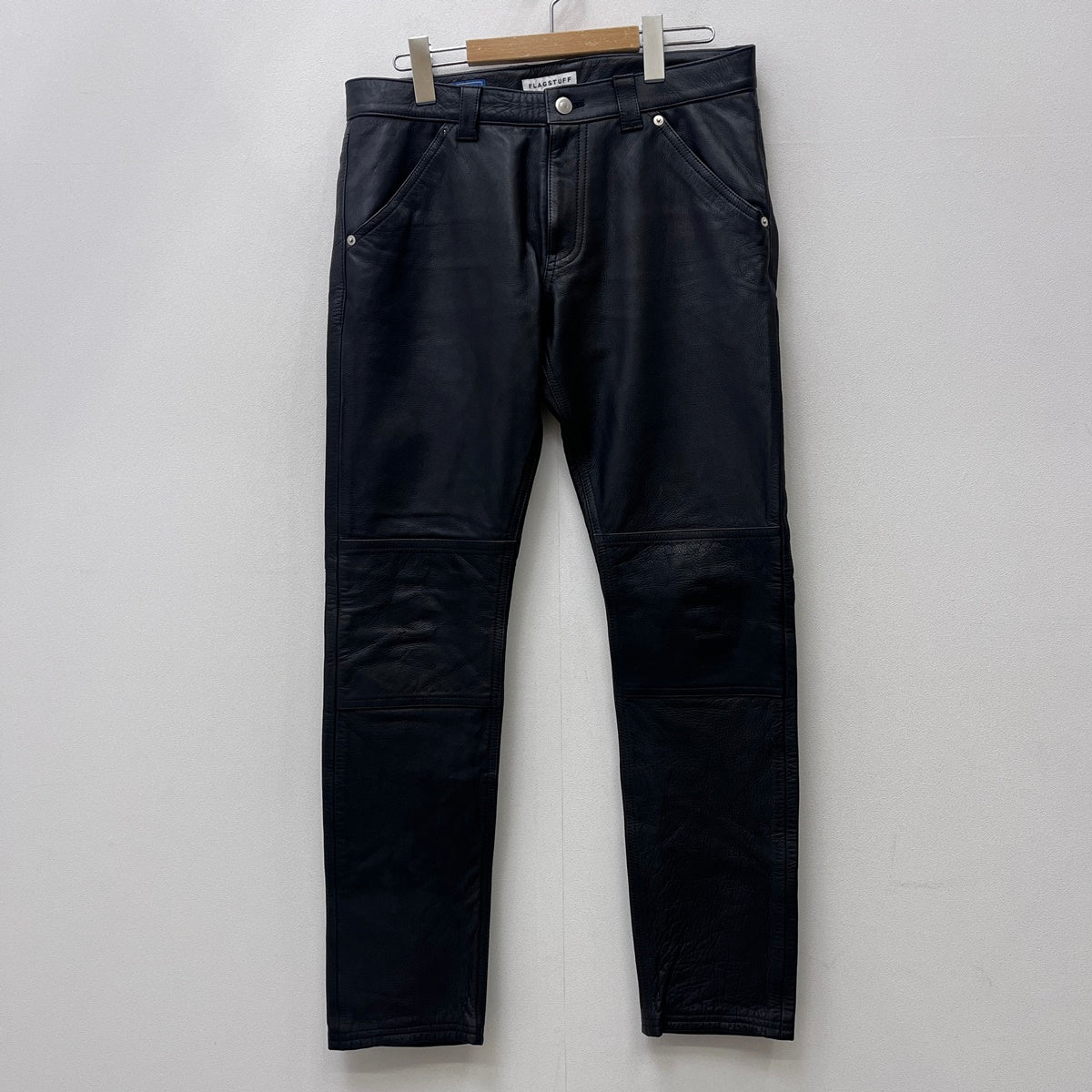 FLAGSTUFF | フラッグスタッフ BLACKMEANS LEATHER PANTS パンツ 2016AW-FS-13 ブラック サイズ：L【加古川店】