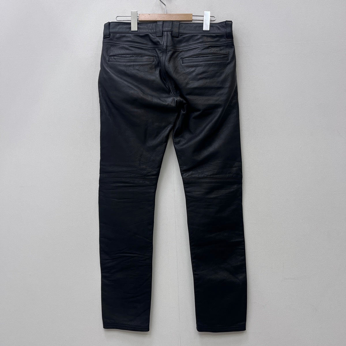 FLAGSTUFF | フラッグスタッフ BLACKMEANS LEATHER PANTS パンツ 2016AW-FS-13 ブラック サイズ：L【加古川店】