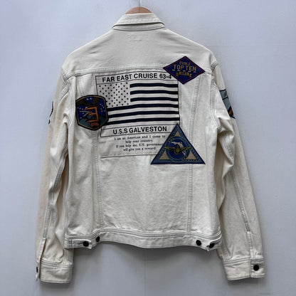 AVIREX | アヴィレックス TYPE BLUE:TOP GUN DENIM JACKET デニム 6112113 ホワイト サイズ：L【加古川店】