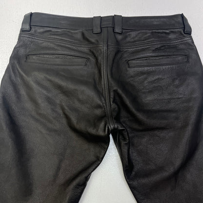FLAGSTUFF | フラッグスタッフ BLACKMEANS LEATHER PANTS パンツ 2016AW-FS-13 ブラック サイズ：L【加古川店】