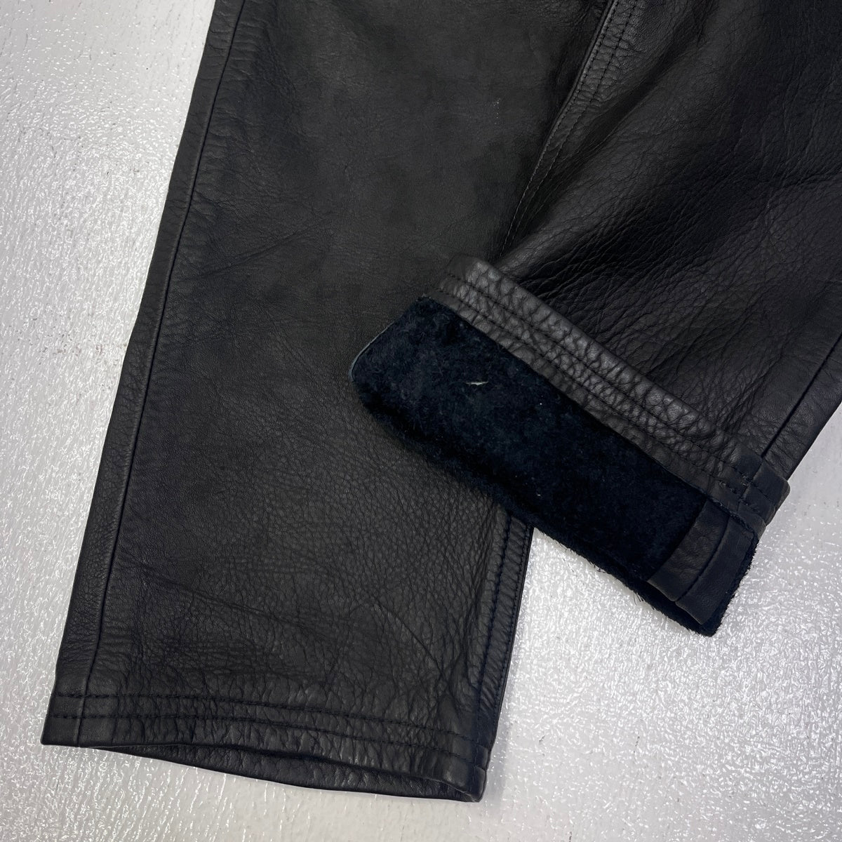 FLAGSTUFF | フラッグスタッフ BLACKMEANS LEATHER PANTS パンツ 2016AW-FS-13 ブラック サイズ：L【加古川店】