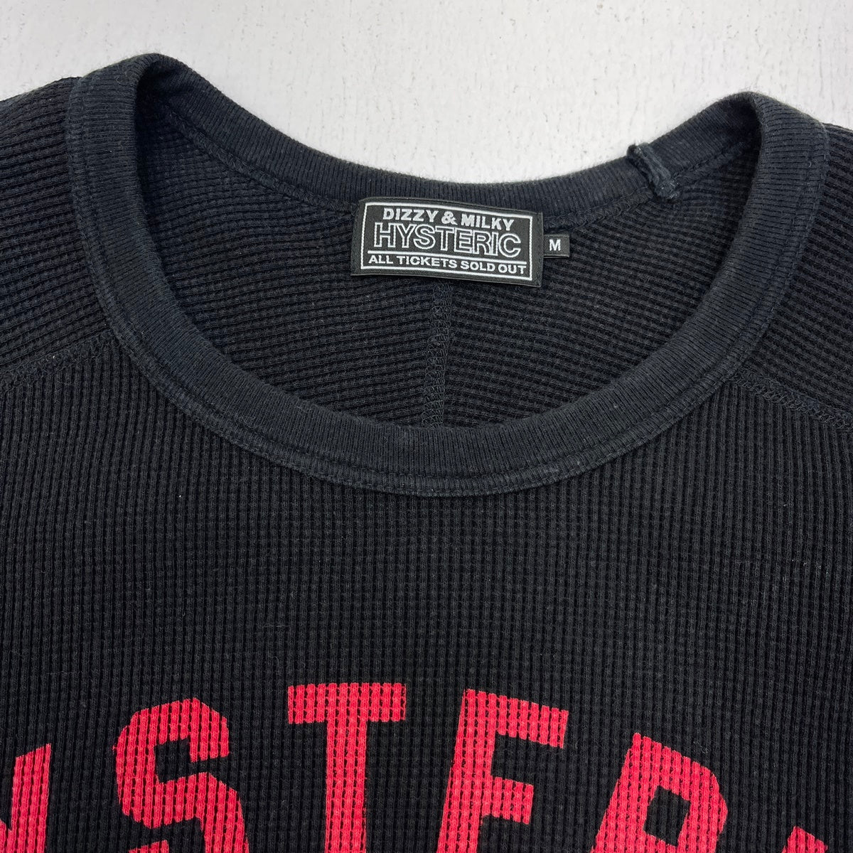 HYSTERIC GLAMOUR | ヒステリックグラマー NUMBER 76 長袖Ｔシャツ 02253CL16 ブラック サイズ：M【加古川店】