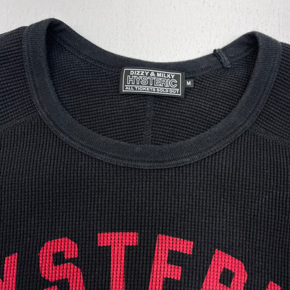 HYSTERIC GLAMOUR | ヒステリックグラマー NUMBER 76 長袖Ｔシャツ 02253CL16 ブラック サイズ：M【加古川店】