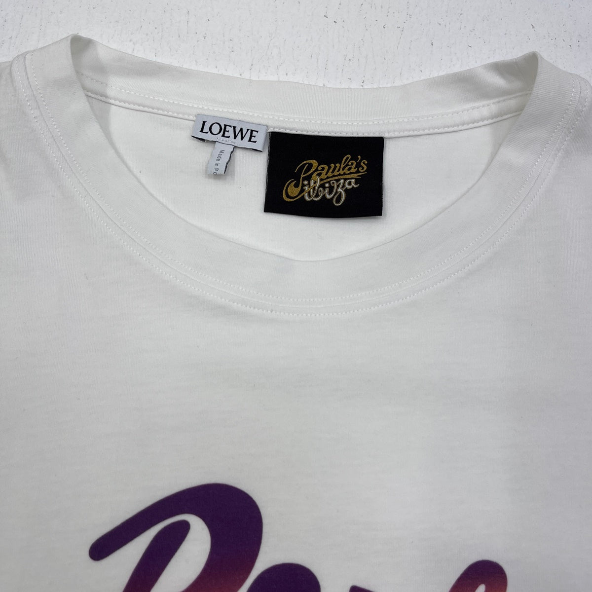 LOEWE | ロエベ Paula's Ibiza 半袖Ｔシャツ H616341X19 ホワイト サイズ：L【加古川店】