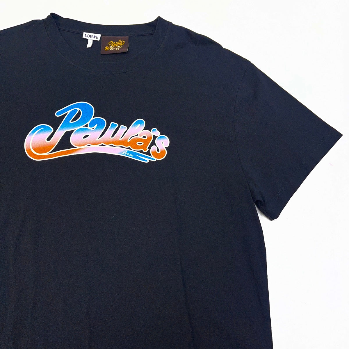 LOEWE | ロエベ Paula's Ibiza 半袖Ｔシャツ H616341X20 ブラック サイズ：L【加古川店】