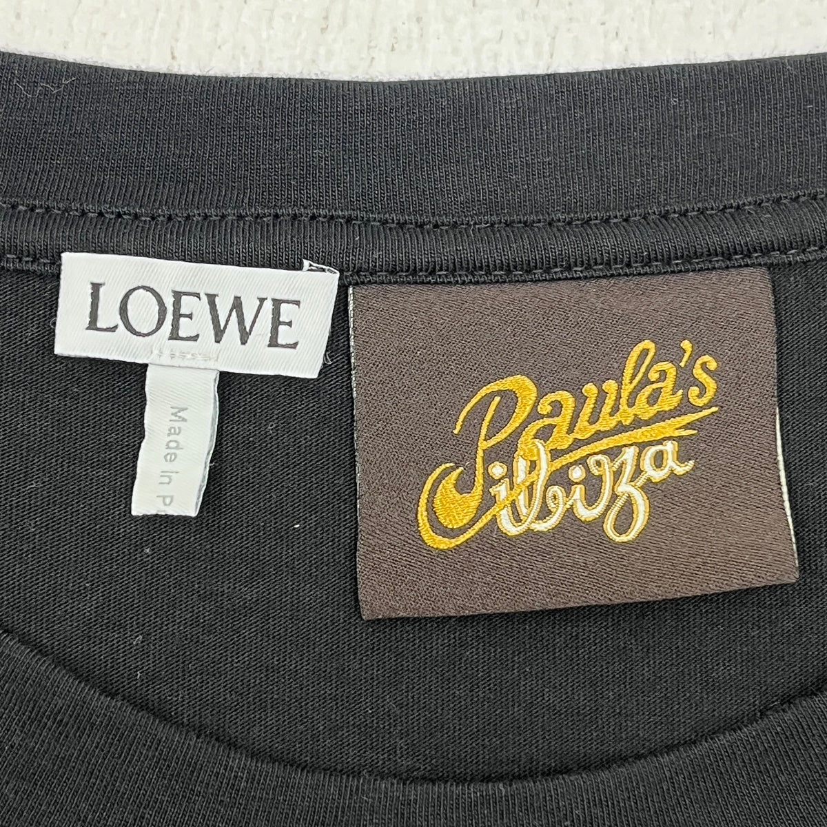 LOEWE | ロエベ Paula's Ibiza 半袖Ｔシャツ H616341X20 ブラック サイズ：L【加古川店】