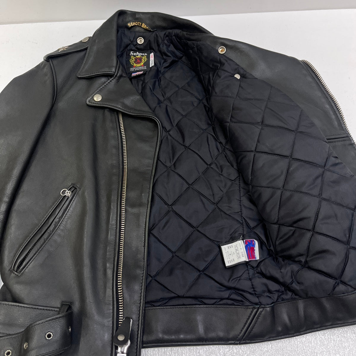 schott | ショット 613UST VINTAGE ONESTAR レザー 7164 ブラック サイズ：34【加古川店】