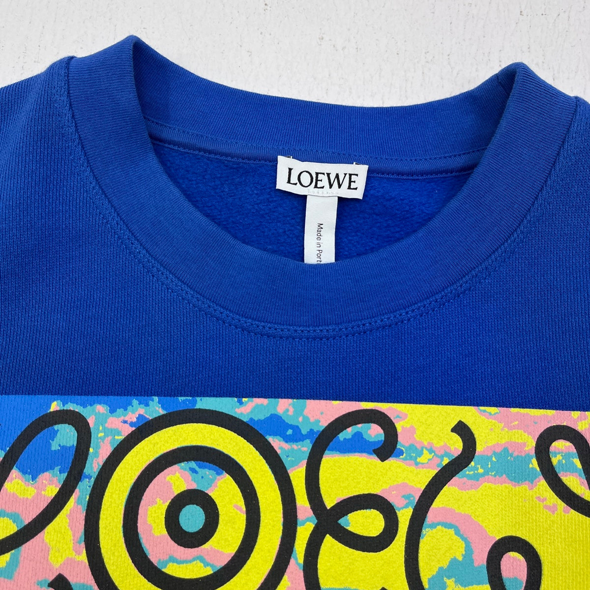 LOEWE | ロエベ Eye Sweatshirt スウェット H6199530PC ブルー サイズ：XS【加古川店】