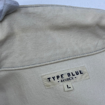 AVIREX | アヴィレックス TYPE BLUE:TOP GUN DENIM JACKET デニム 6112113 ホワイト サイズ：L【加古川店】