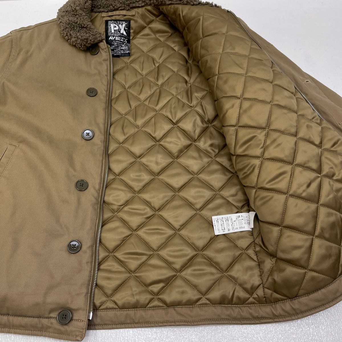AVIREX | アヴィレックス N-1 DECK JACKET:U.S.N ミリタリージャケット 6192246 ベージュ サイズ：L【加古川店】