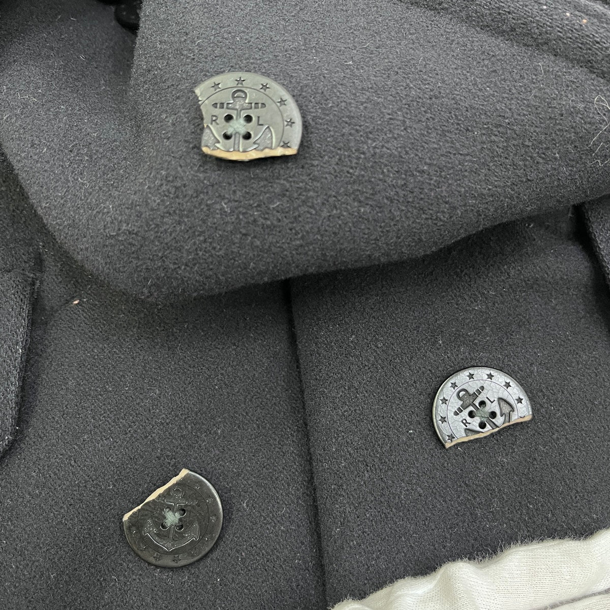 POLO RALPH LAUREN | ポロ・ラルフローレン 90'S ピーコート ネイビー サイズ：L【加古川店】