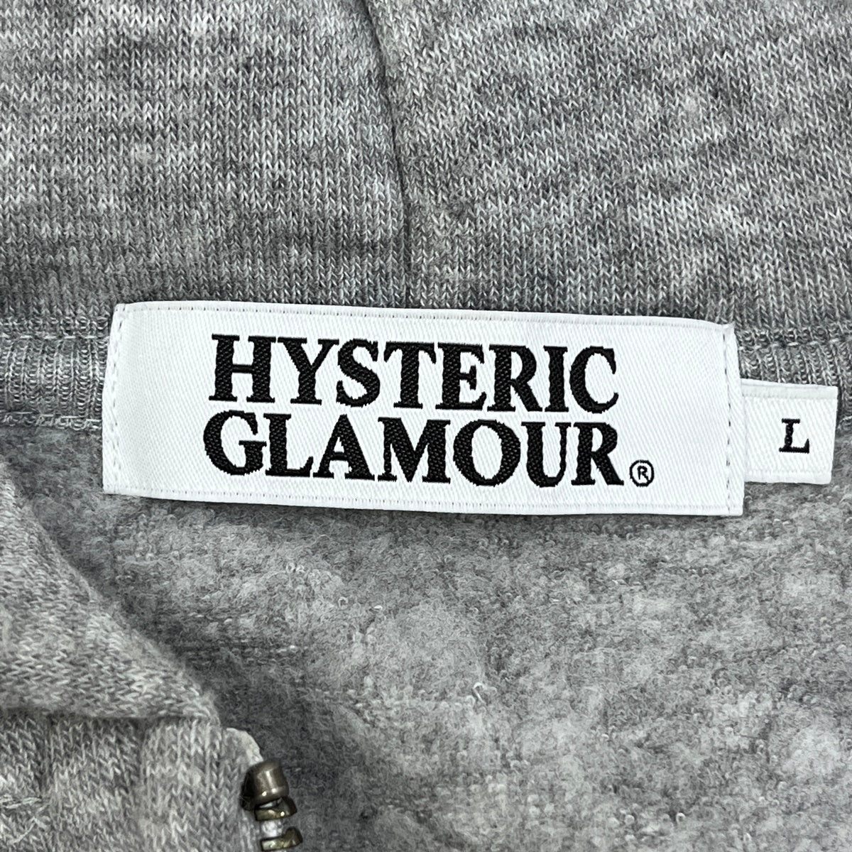 HYSTERIC GLAMOUR | ヒステリックグラマー パーカー 0213CF05 グレー サイズ：L【加古川店】