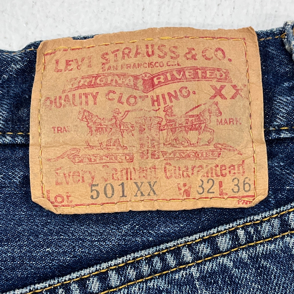 Levi's | リーバイス ﾊﾞﾚﾝｼｱ製　ビッグe デニムパンツ 501-0004 インディゴ サイズ：32【加古川店】