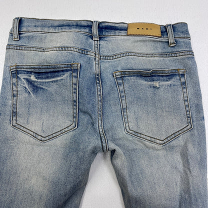 mnml | ミニマル X165 PAISLEY STRETCH DENIM デニムパンツ インディゴ サイズ：29【加古川店】