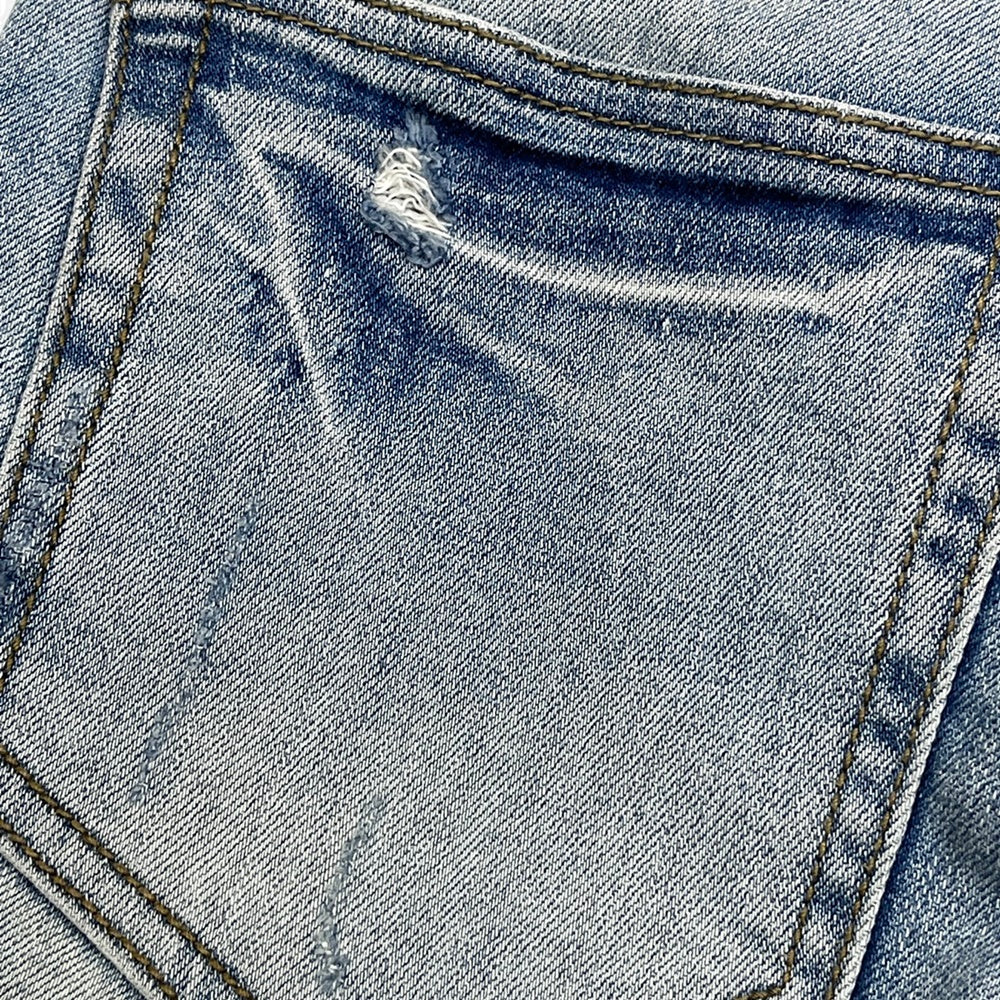 mnml | ミニマル X165 PAISLEY STRETCH DENIM デニムパンツ インディゴ サイズ：29【加古川店】