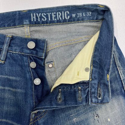 HYSTERIC GLAMOUR | ヒステリックグラマー スタッズデニム デニムパンツ 0251AP01 インディゴ サイズ：28【加古川店】