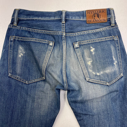 HYSTERIC GLAMOUR | ヒステリックグラマー スタッズデニム デニムパンツ 0251AP01 インディゴ サイズ：28【加古川店】