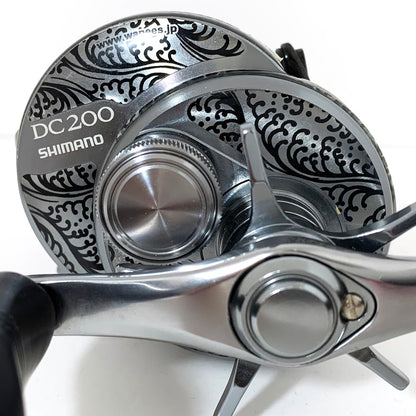 【中古】【フィッシング/釣り/釣具/リール】 【ベイトリール/右ハンドル】SHIMANO | シマノ 19カルカッタコンクエストDC 200 ※ボディシールカスタム品【加古川店】
