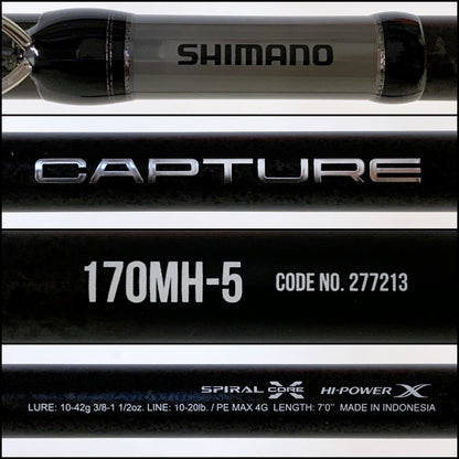【釣り/つり/釣具/ロッド】SHIMANO | シマノ 25キャプチャー 170MH-5【加古川店】