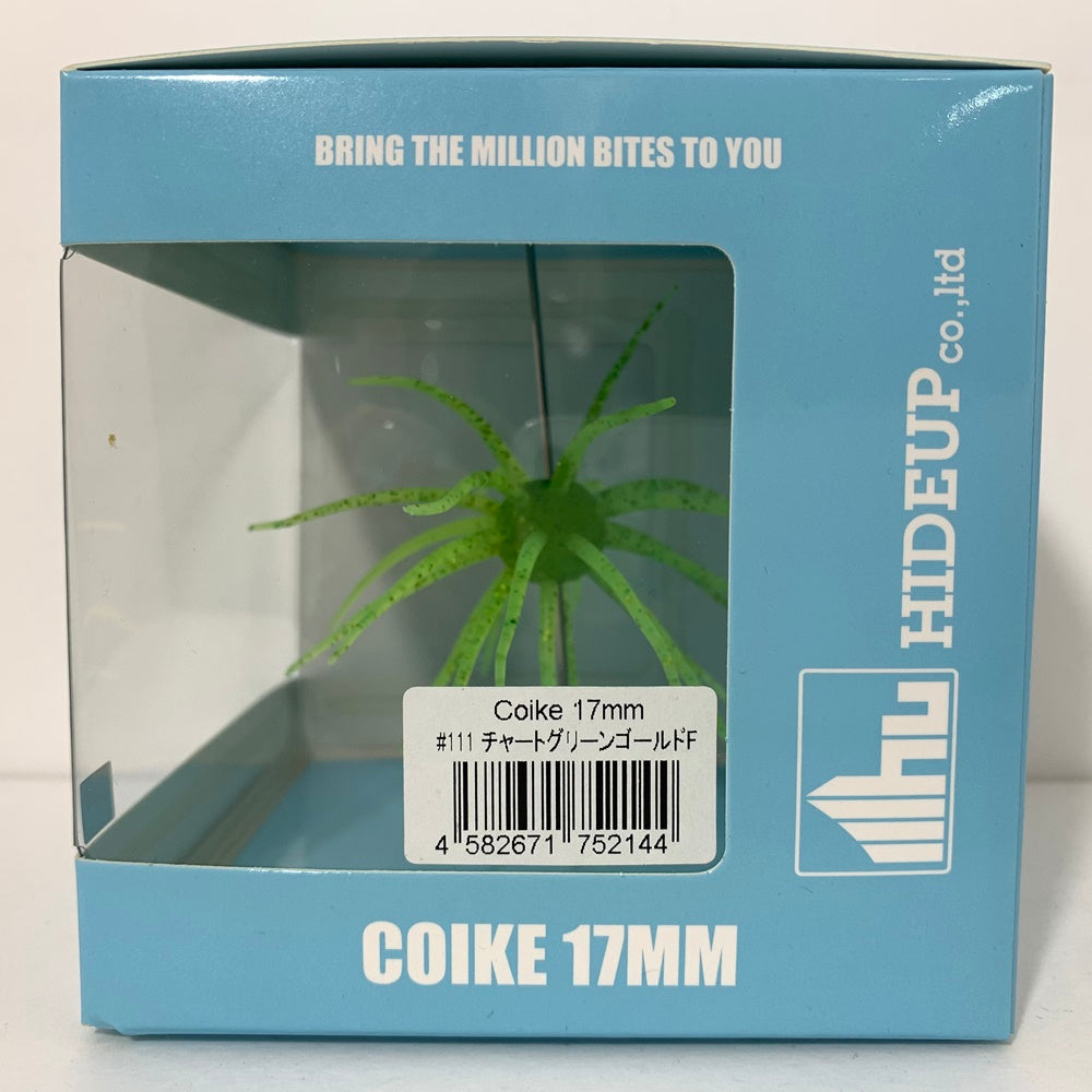 【中古】【フィッシング/釣り/釣具/ルアー】HIDEUP | ハイドアップ コイケ 17MM チャートグリーンゴールドF【加古川店】