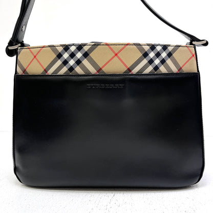 BURBERRY | バーバリー ノバチェック トートバッグ ブラック【加古川店】
