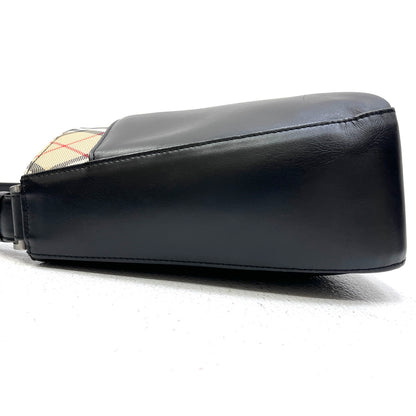 BURBERRY | バーバリー ノバチェック トートバッグ ブラック【加古川店】