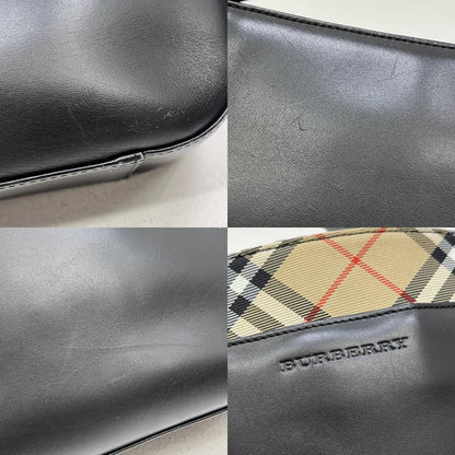BURBERRY | バーバリー ノバチェック トートバッグ ブラック【加古川店】