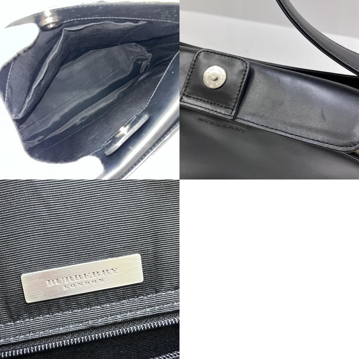 BURBERRY | バーバリー ノバチェック トートバッグ ブラック【加古川店】