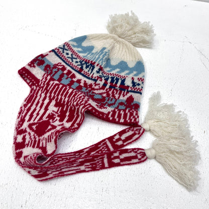 Vivienne Westwood | ヴィヴィアンウエストウッド HAT FLAP EARS ニットキャップ レッド【加古川店】
