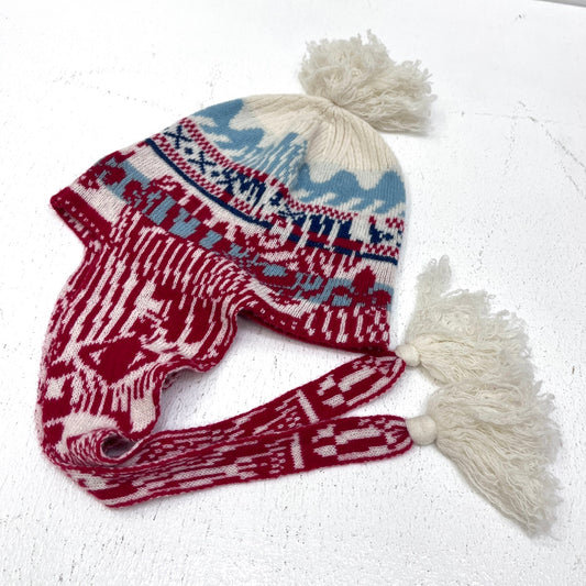 Vivienne Westwood | ヴィヴィアンウエストウッド HAT FLAP EARS ニットキャップ レッド【加古川店】